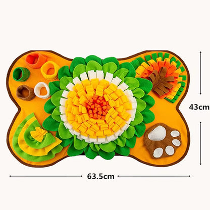 Snuffle Mat for Dogs Interactive Foraging Puzzle Dog Toys Sniffing Mat Slow Feeder Toys Stress Relief Sniff Toys Dogs