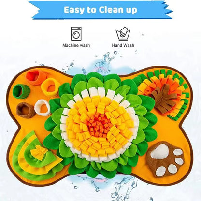 Snuffle Mat for Dogs Interactive Foraging Puzzle Dog Toys Sniffing Mat Slow Feeder Toys Stress Relief Sniff Toys Dogs